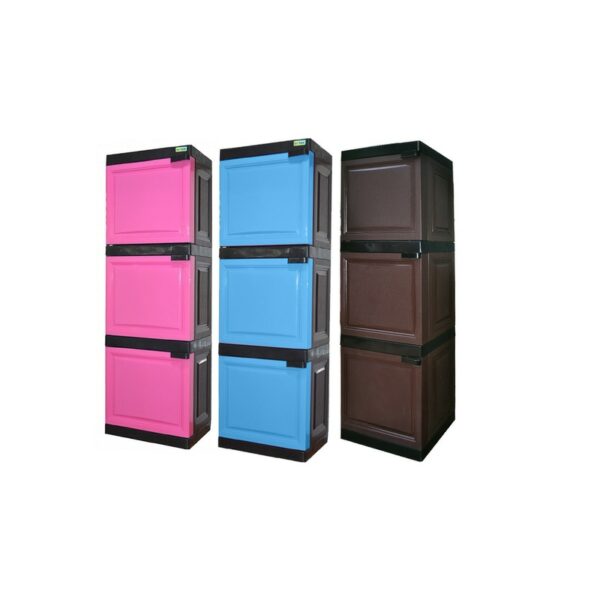 Daxer Plastic Cupboard Brown | DMC 03C