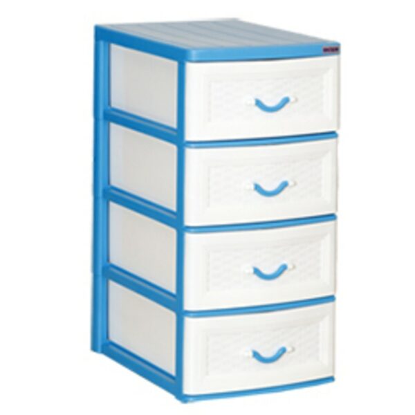 Daxer Plastic 4 Drawer Set | DDC 004