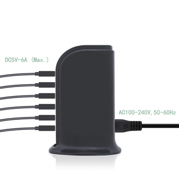 FAST Multi USB Charger For Mobile Phone Tablets - Image 3