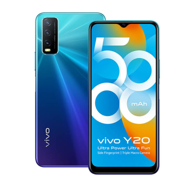 Vivo Y20 3GB + 64GB- Nebula Blue