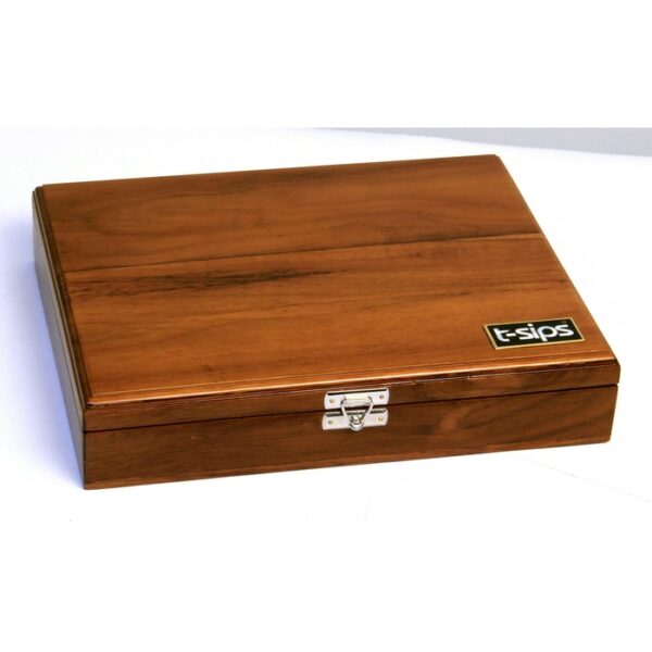 t-sips Connoissuers  Teak Box  6 Flavours